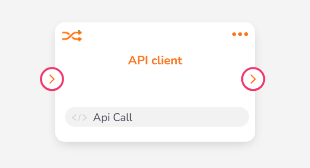 Bloc API Client dans l'éditeur TALKR
