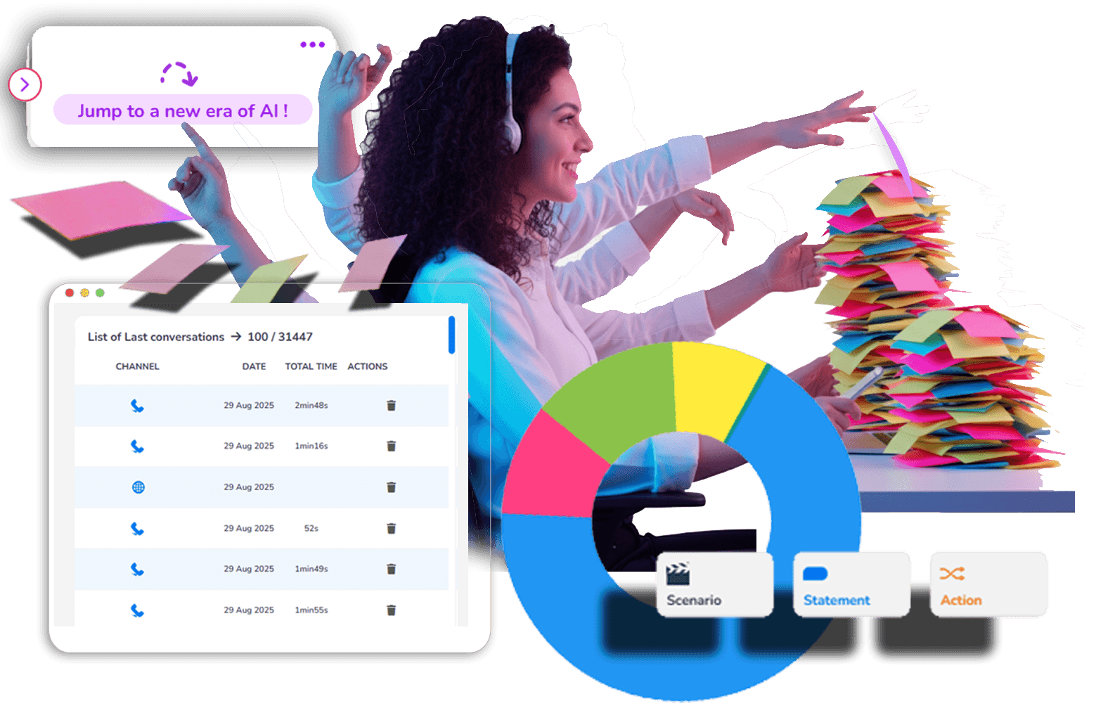 Agent IA vocal TALKR — automation des appels