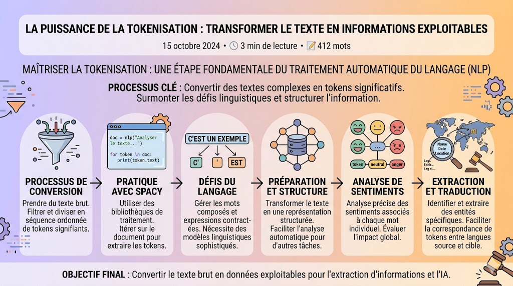 Tokenisation des mots en traitement du langage naturel (NLP)